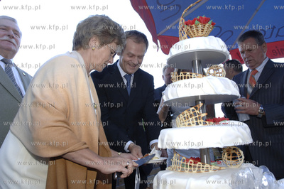 Imieniny Lecha i Danuty Walesow w ich domu na ul. Polanki...