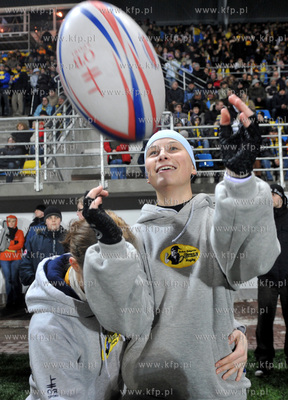 Otwarcie Narodowego Stadionu Rugby w Gdyni. 
W uroczystosci...