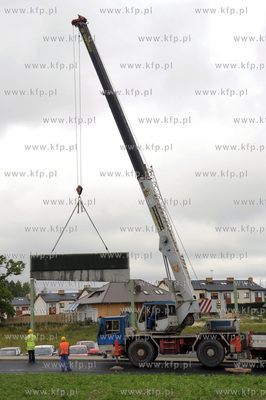 Budowa trasy WZ na ul. Kartuskiej w okolicach skrzyzowanie...