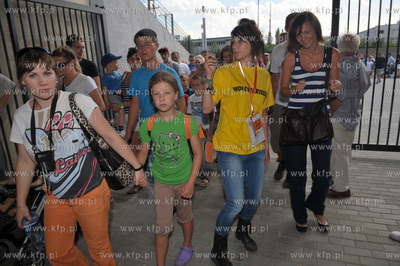 Dzien otwarty nowego gdanskiego stadionu PGE Arena....
