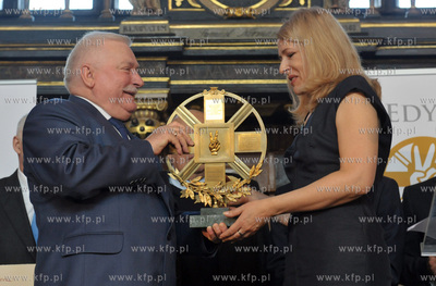 Dwor Artusa w Gdansku. Uroczystosc wreczenia Nagrody...