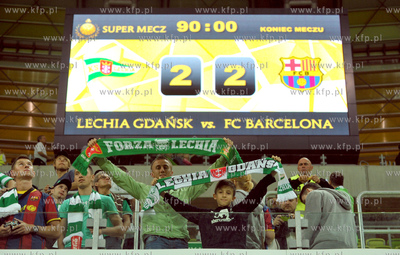 PGE ARENA w Gdansku. Super-Mecz miedzy Lechia Gdansk,...