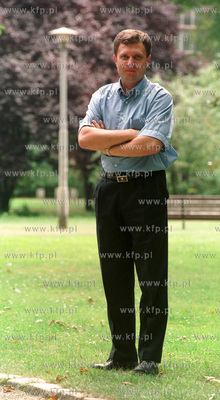 Jacek Karnowski - prezydent Sopotu.6.08.2002fot....