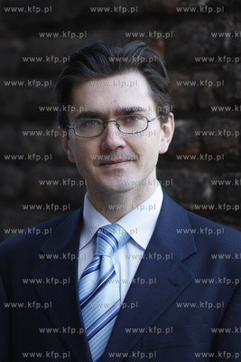 Gdansk. Galeria Mariacka. Konferencja prasowa Pawla...