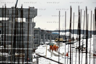 Gdansk. Trwa budowa Trasy Sucharskiego, która to ma...