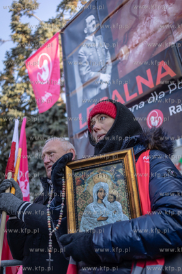 Demonstracja wsparcia dla lekarzy i pacjentek w Gdańsku....
