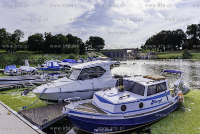 Przystań w Białej Górze na Nogacie w okolicy śluzy...