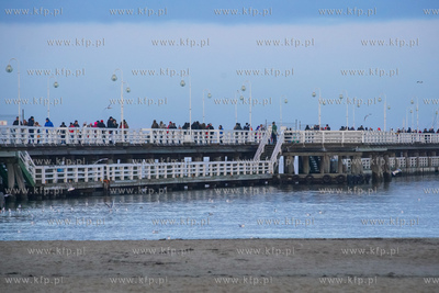 Zimowy spacer na Molo w Sopocie. 7.01.2023 / fot. Anna...