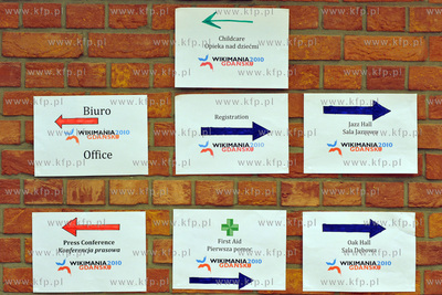 Gdansk. Filharmonia Baltycka. Wikimania - swiatowa,...