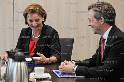 Gdansk. Terminal kontenerowy DCT. Wizyta przedstawicieli...