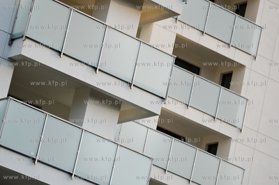 Gdansk. Nowe wiezowce Quattro Towers powstale na miejscu...