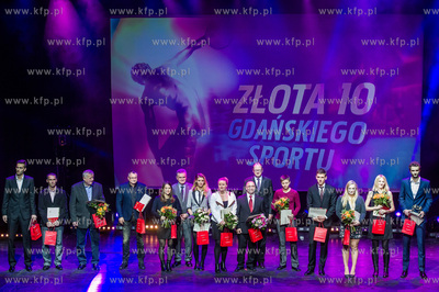 Gdansk. Teatr Szekspirowski. XII Gdanska Gala Sportu.
Nz...