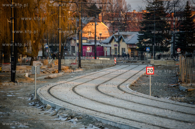 Gdansk. Zmodernizowana linia tramwajowa na Stogi. 
27.12.2014
fot....