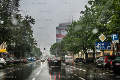 Gdansk. Intensywne opaday deszczu.
17.06.2016
fot....