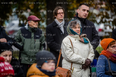 Gdańsk. Cmentarz Nieistniejących Cmentarzy. Modlitwa...