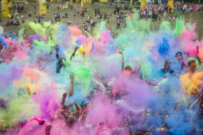 Gdańsk. Plac Zebrań Ludowych. Festiwal Kolorów Nocy...