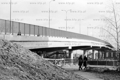 Nowo otwarty wiadukt nad torami wzdłuż ulicy Chopina...