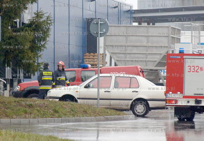 Koszalin. Trwa akcja strazakow w koszalinskiej firmie...