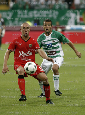 Ekstraklasa. Pilka Nozna. Lechia Gdansk vs Slask Wroclaw.
Nz....