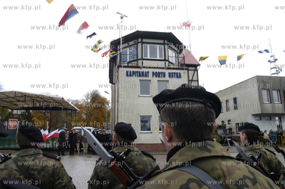 Ustka  W porcie morskim w Ustce odbyla sie przysiega...