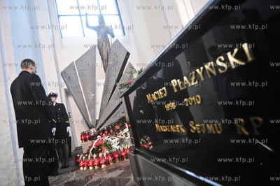 Odsloniecie pomnika ku pamieci ofiar katastrofy Smolenskiej...