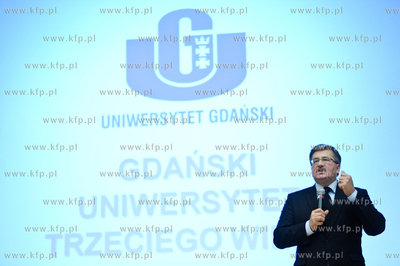 Wizyta prezydenta Bronislawa Komorowskiego w Gdansku....