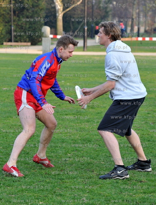 Sopot - Park Poludniowy. Trening trojmiejskiej druzyny...