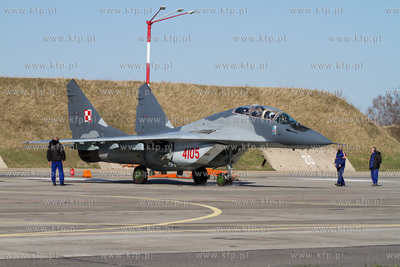 22 Baza Lotnictwa Taktycznego w Malborku.Trzy samoloty...