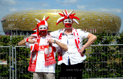 Okolice gdanskiego stadionu przed meczem EURO 2012...