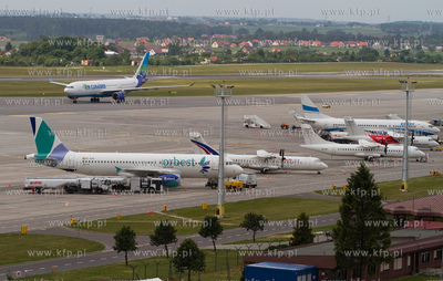 Gdansk, Rebiechowo. Airbus A330 linii Ari Caraibes...
