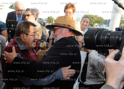Gdynia. Gunter Grass, pisarz niemiecki, laureat Nagrody...