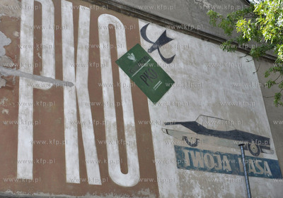 Kwidzyn. Jedna z reklam pamietajacych ubiegly wiek...