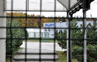 Kwidzyn. Przed  siedziba firmy Plati Polska w Kwidzynie...