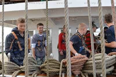 Dzien na Darze Mlodziezy ze studentami Akademii Morskiej...