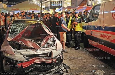 Sopot Molo i Monte Cassino. Honda przejezdzajac Monte...