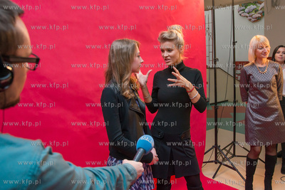 Joanna Krupa i prezydent Slupska Robert Biedron spotkal...