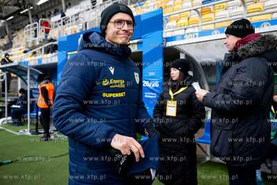 PKO Ekstraklasa: Arka Gdynia - Legia Warszawa n/z Dawid...
