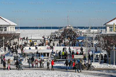 Sopot. Zimowa niedziela w Sopocie. 15.02.2026 fot....