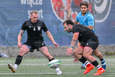 Sopot. Stadion Ogniwo Sopot. Ekstraliga rugby. Energa...