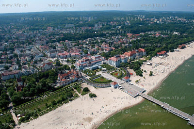 Sopot z lotu ptaka. 28.06.2009 fot. Kacper Kowalski...