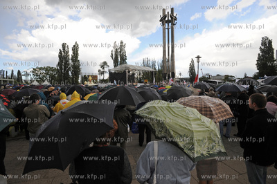 Gdansk, uroczystosci rocznicowe z okazji obalenia komunizmu...