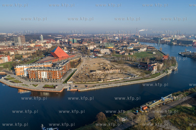 Gdansk, Motlawa, tereny po nieistniejacej juz Stoczni...