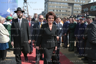 Stocznia Gdynia, chrzest samochodowca Amber Arrow zbudowanego...