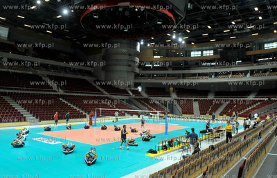Ergo Arena na granicy Gdanska i Sopotu. Otwarty trening...