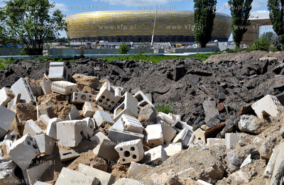 Ostatni etap prac na PGE ARENA w Gdansku, przed oddaniem...