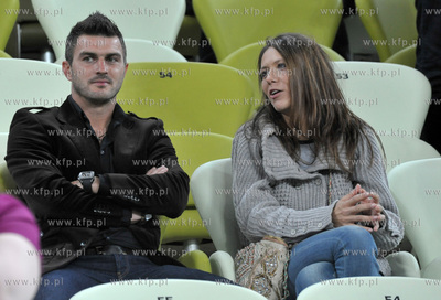 Gdansk. Stadion pilkarski PGE Arena. Mecz towarzyski...