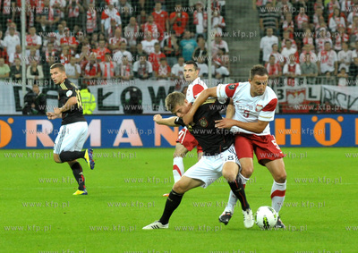 Gdansk. Stadion pilkarski PGE Arena. Mecz towarzyski...