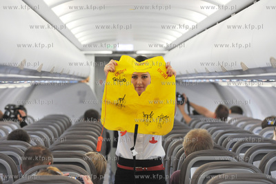 Lotnisko w Gdansku. Prezentacja nowego samolotu airbusa...