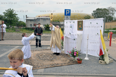 Procesja Bozego Ciala parafii sw. Anna i Joachima....