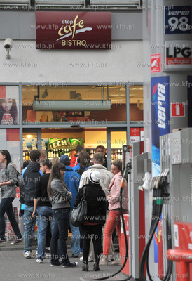 Mecz Niemcy - Grecja w gdanskiej strefie kibica, Na...